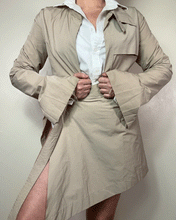 Load image into Gallery viewer, Designer sample beige Skirt Suit

