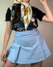 Load image into Gallery viewer, Vintage Y2K Baby Blue Pleated Kilt Skirt

