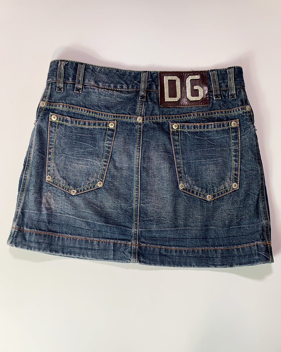 Dolce & Gabbana Diamante Denim Skirt